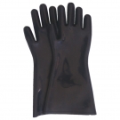 盛安黑色橡膠耐酸堿耐油手套